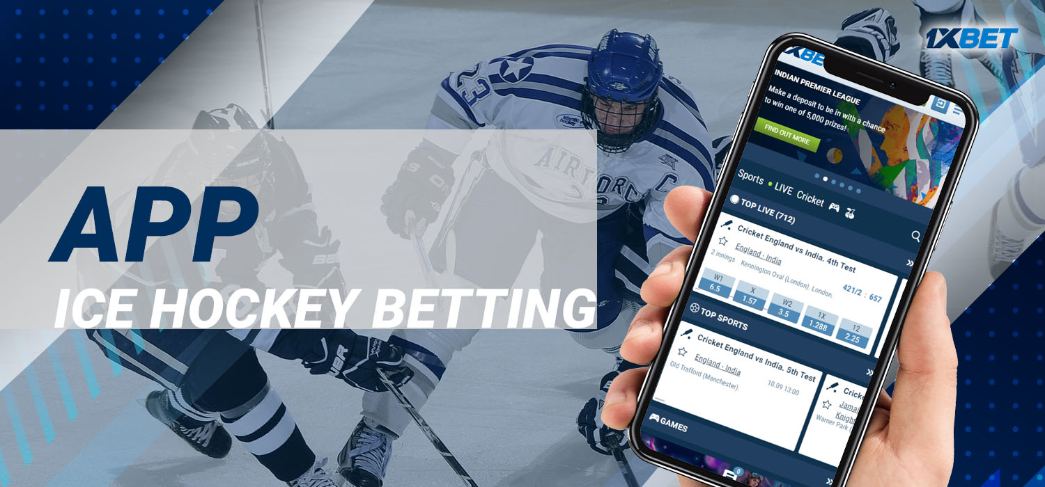 Android and iOS 1xBet App for Ice Hockey Online Betting